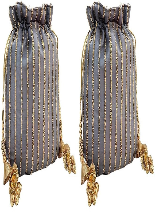 حقيبة يد نسائية رمادية من دوقة (عبوة من قطعتين)